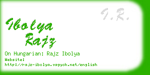 ibolya rajz business card